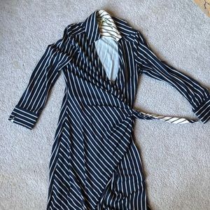 Dvf sailor wrap dress